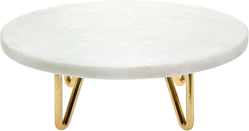 Godinger Marble Cake Stand, 10 Inch