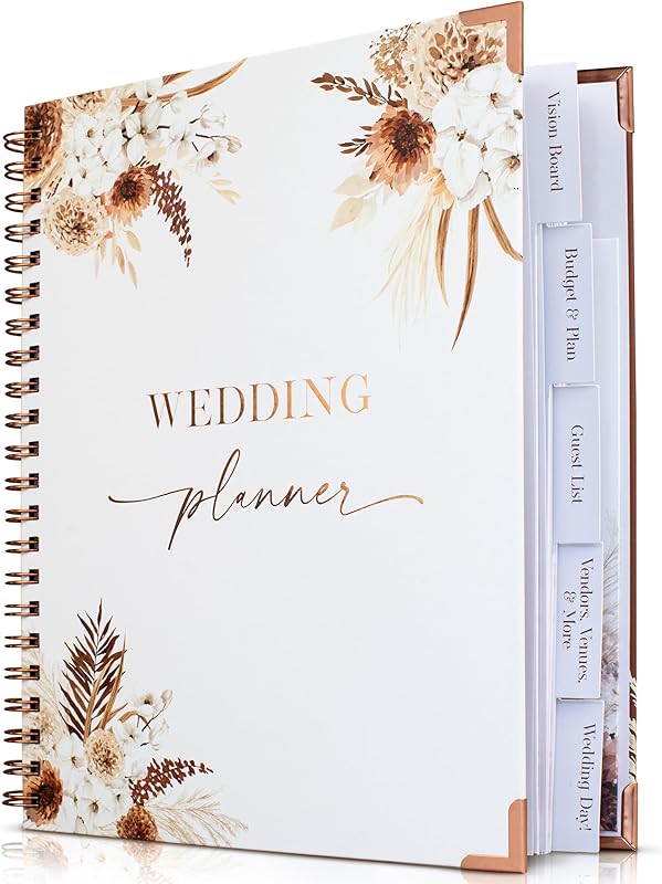 Boho Wedding Planner Book & Organizer