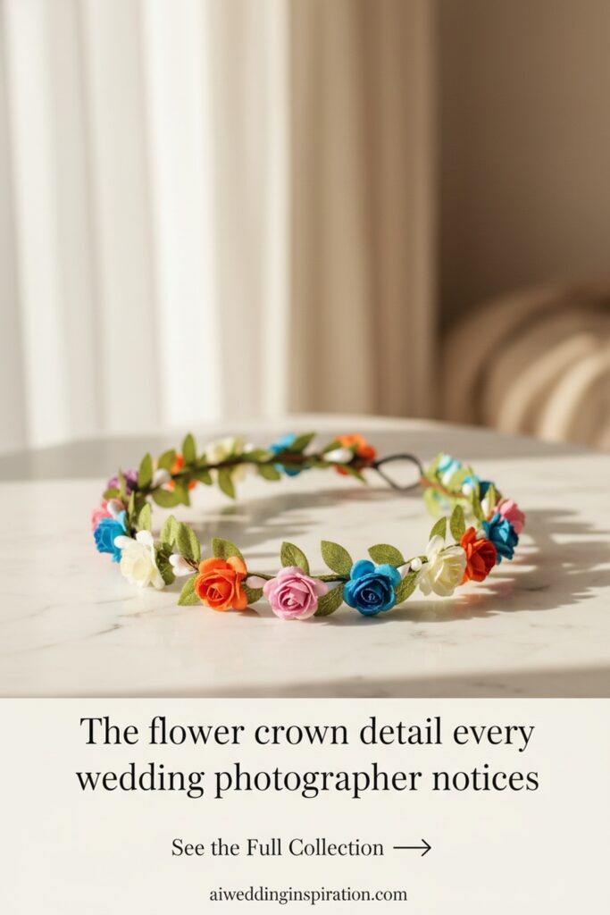 Assorted Flower Crowns: The EBOOT Set for Your Dream Wedding