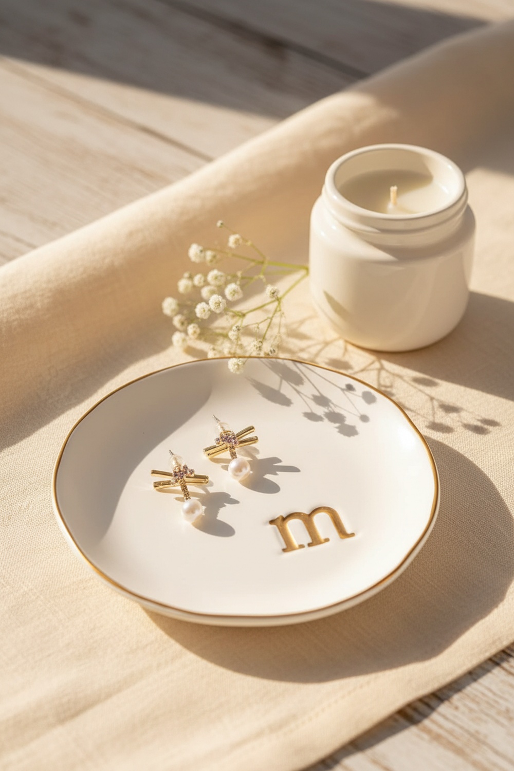 COLLECTIVE HOME Ceramic Jewelry Tray for Rings - Curated Edit