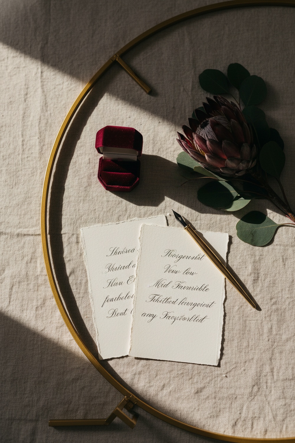 7.2FT Round Gold Circle Backdrop Stand - Flat Lay