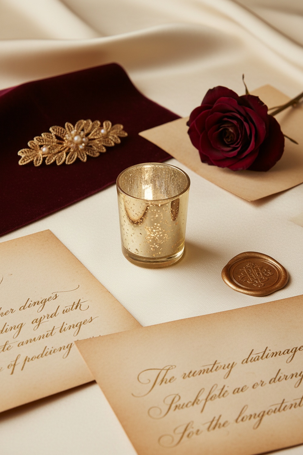 Mercury Gold Votive Candle Holders, Set of 36 - Color Story