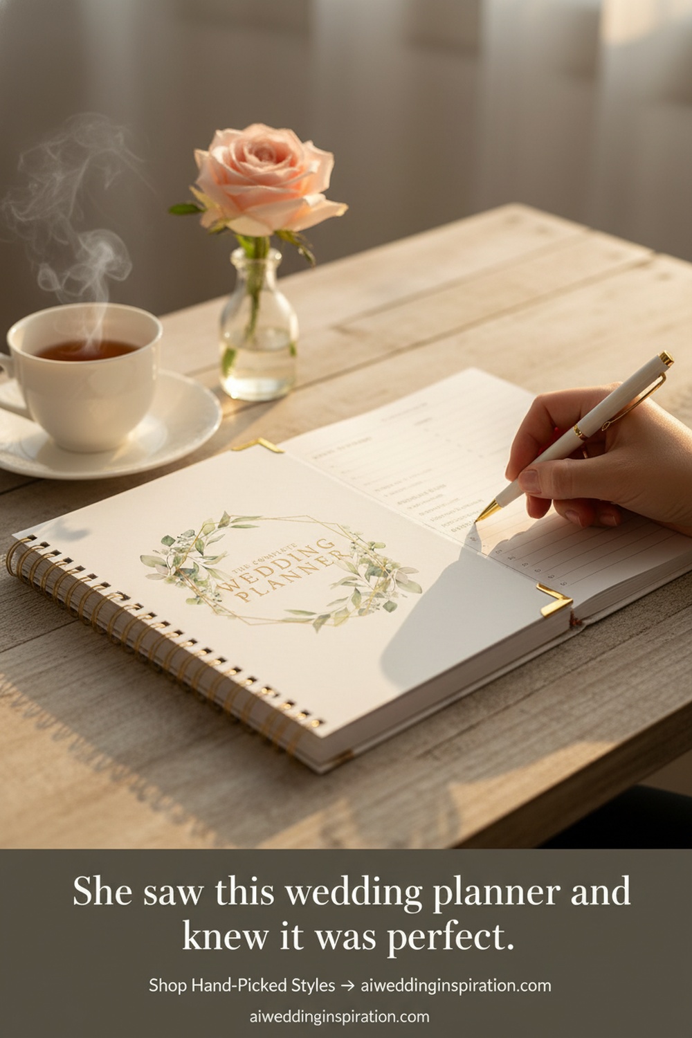 Your Perfect Day Wedding Planner, Floral - Lifestyle